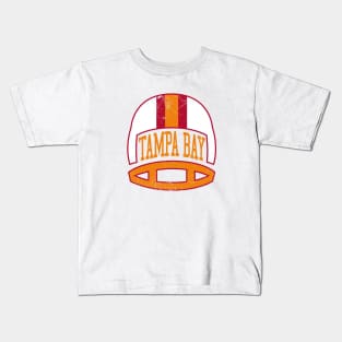 Tampa Bay Retro Helmet - White Kids T-Shirt